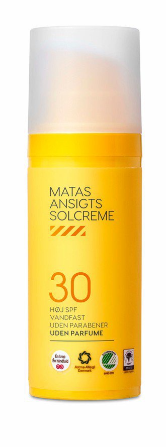 Matas Ansigtssolcreme Spf 30