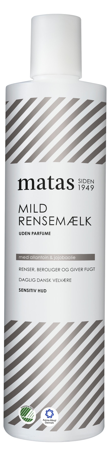 Matas Striber Mild Rensemælk Til Sensitiv Hud Uden Parfume