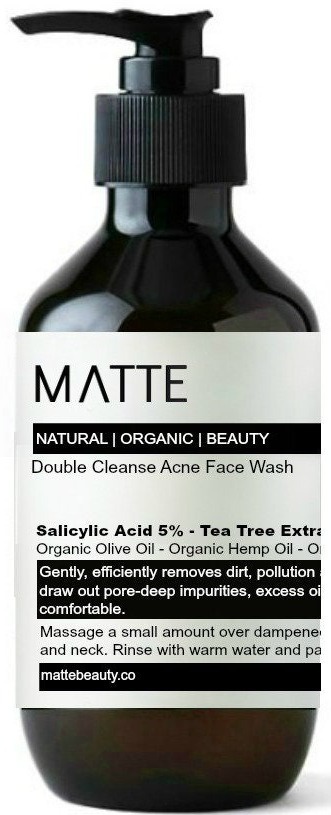 Matte Double Cleanse Acne Face Wash