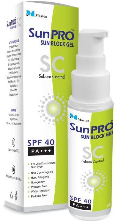 Mazton Pharma Sunpro Sc Gel