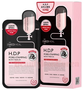 Mediheal H.D.P Pore Stamping Black Mask Ex Pack