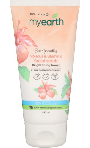 MyEarth Hibiscus & Vitamin C Brightening Boost Exfoliating Scrub