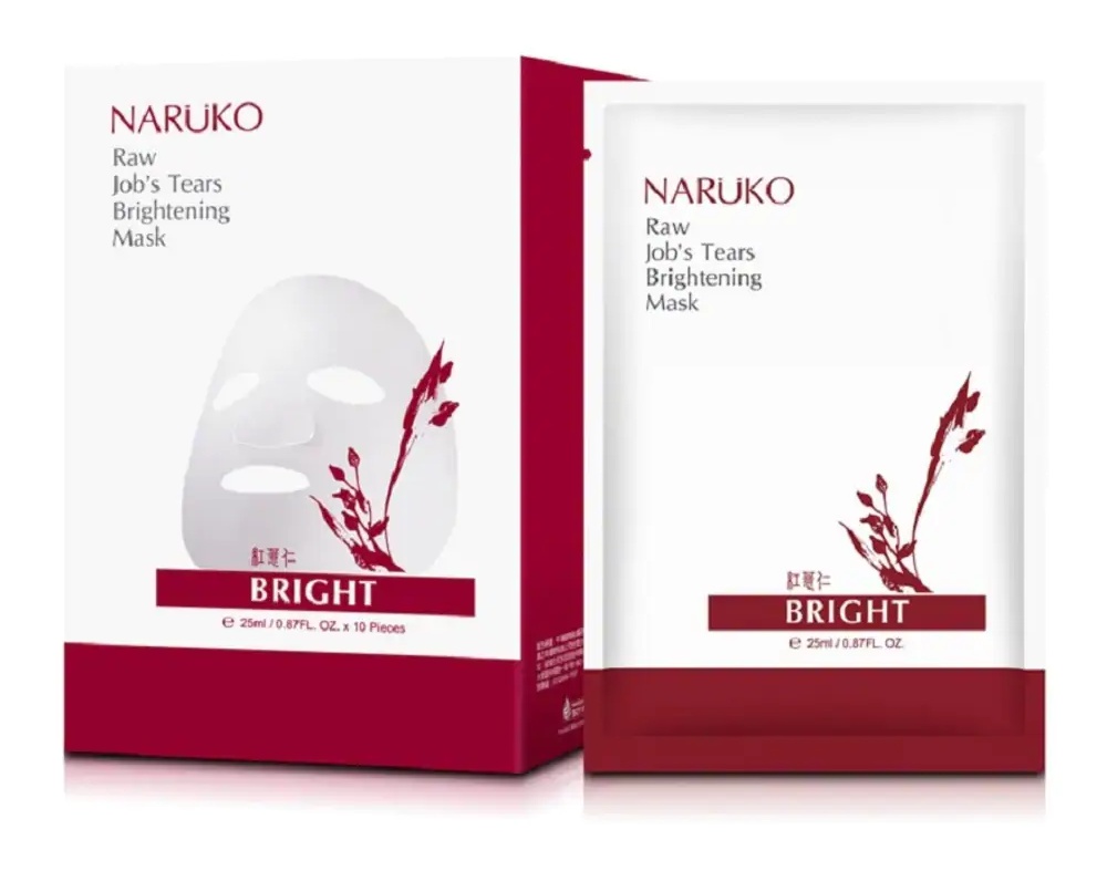 Naruko Raw Job’S Tears Supercritical Co2 Pore Minimizing Brightening Mask