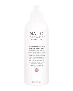 Natio Rosewater Hydration Drench Mineral Face Mist
