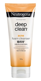 Neutrogena Deep Clean Acne Foam Cleanser