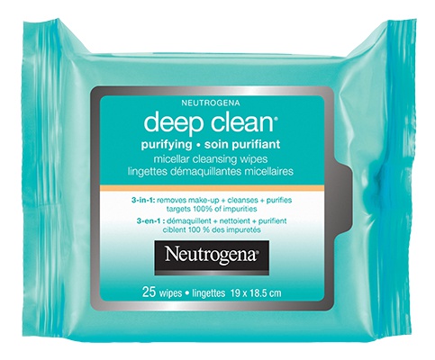 Neutrogena Deep Clean Purifying Micellar Cleansing Towelettes