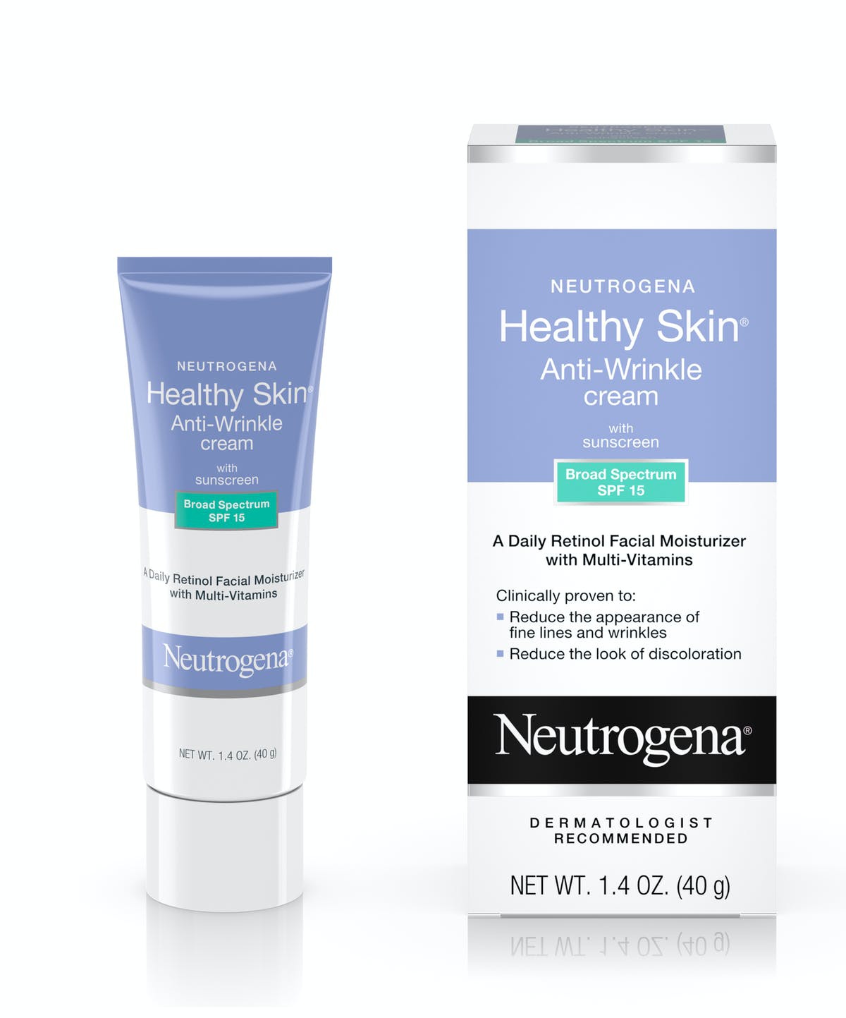 Neutrogena Healthy Skin Anti-Wrinkle Cream With Sunscreen Broad Spectrum Spf 15