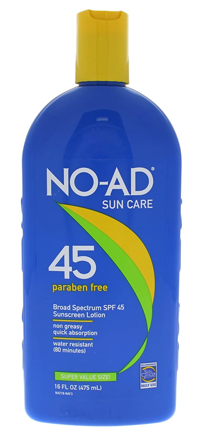No Ad Sunscreen Lotion SPF 45