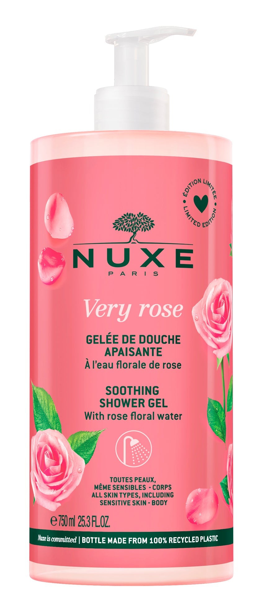 Nuxe Very Rose Soothing Shower Gel