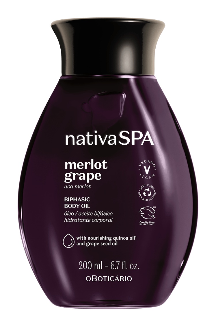 O Boticário Nativaspa Merlot Grape Body Oil