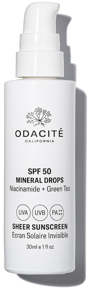 Odacite SPF 50 Sheer Sunscreen Mineral Drops