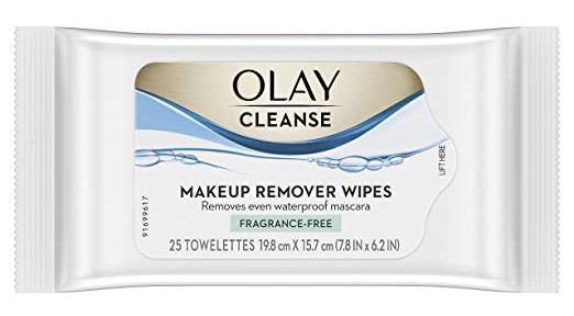 Olay Cleanse Makeup Remover Wipes, Fragrance Free