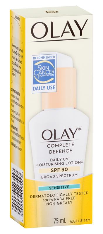 Olay Moisturising Lotion Complete Defence Sensitive Spf30