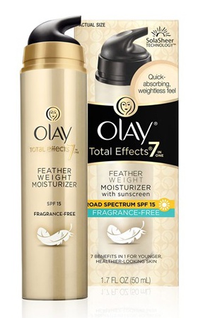 Olay Total Effects Feather Weight Moisturizer With Spf 15 Fragrance Free