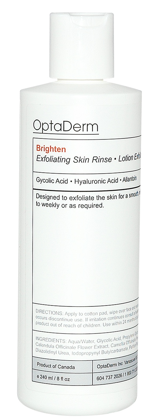 Optaderm Brighten Exfoliating Skin Rinse