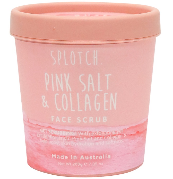 Organik botanik Splotch Tub Pink Clay & Collegen Face Mask