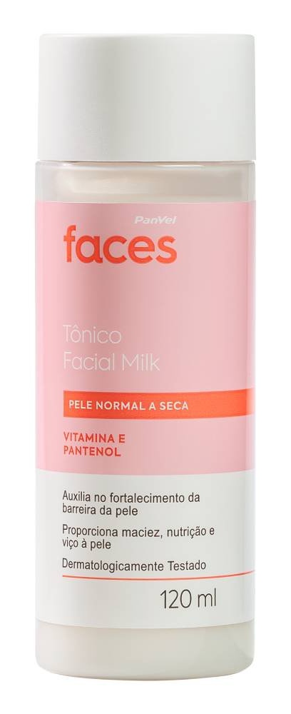 PANVEL Tônico Facial Milk Pele Normal A Seca Panvel Faces