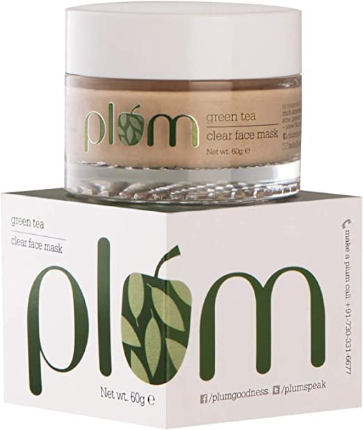 PLUM Green Tea Clear Face Mask