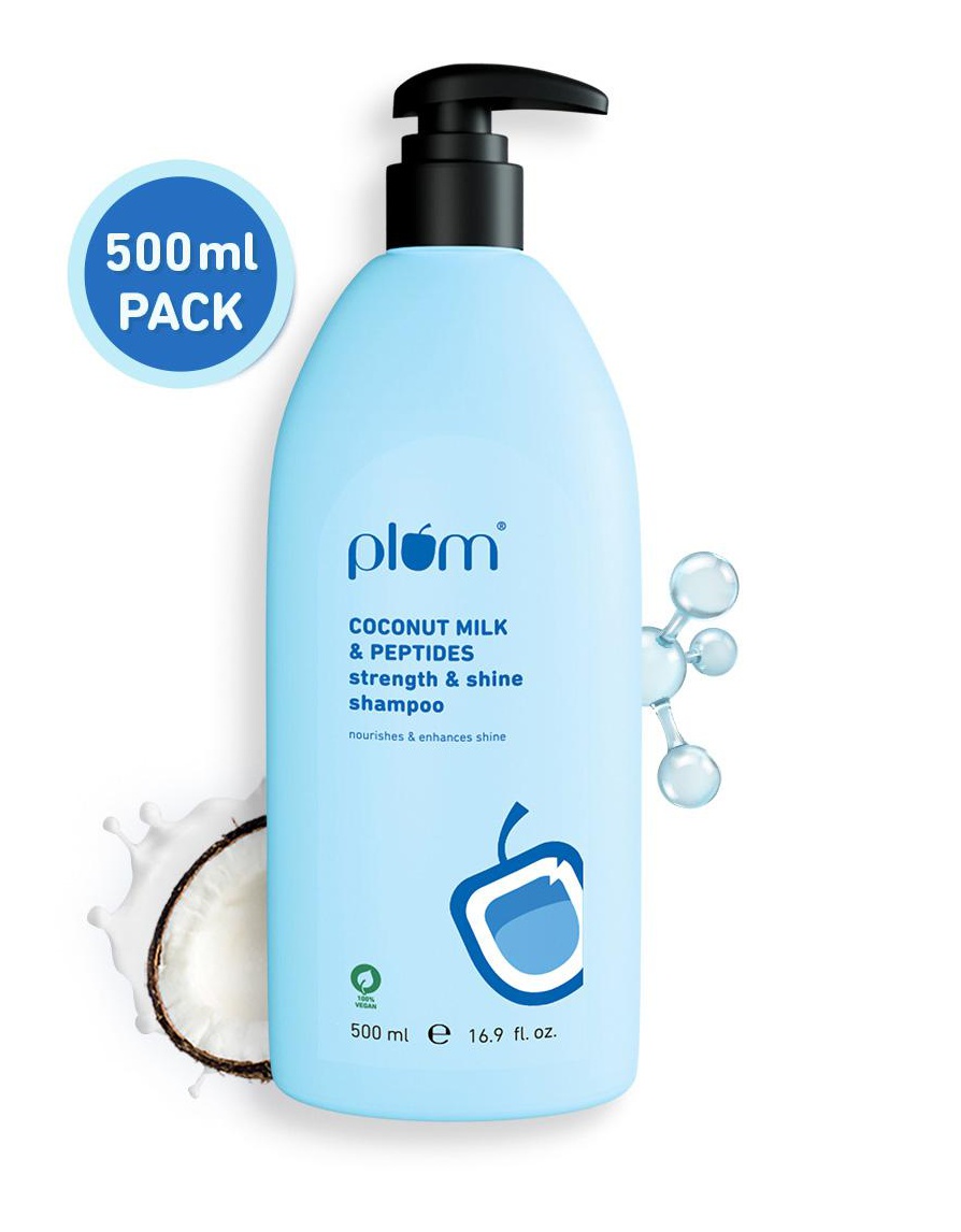 PLUM Peptides And Coconut Milk Shampoo