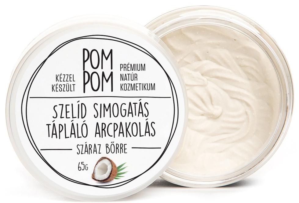 POM POM Szelíd Simogatás Tápláló Arcpakolás