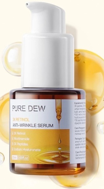 PURE DEW 3x Retinol Anti-wrinkle Serum