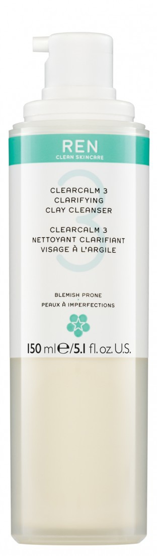 REN Clearcalm 3 Clarifying Clay Cleanser
