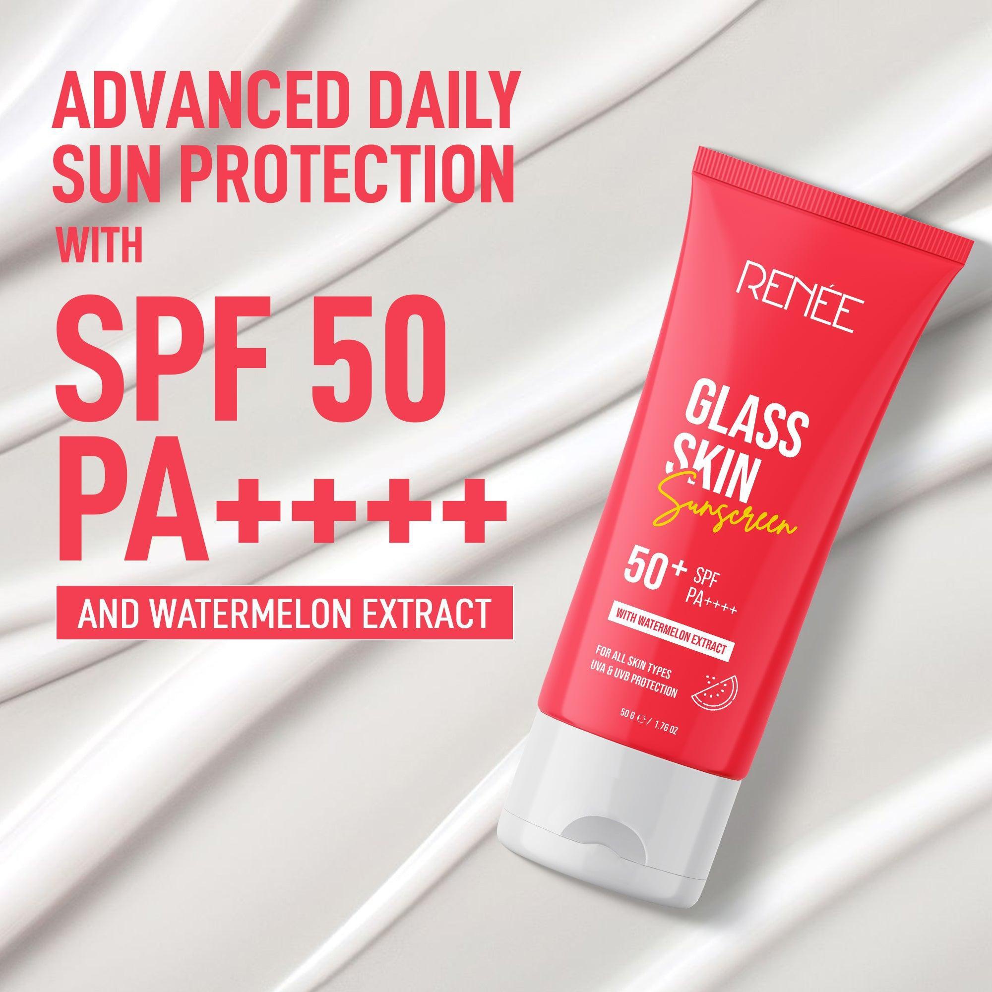 Renee Cosmetics Renee Glass Skin Sunscreen 50+SPF