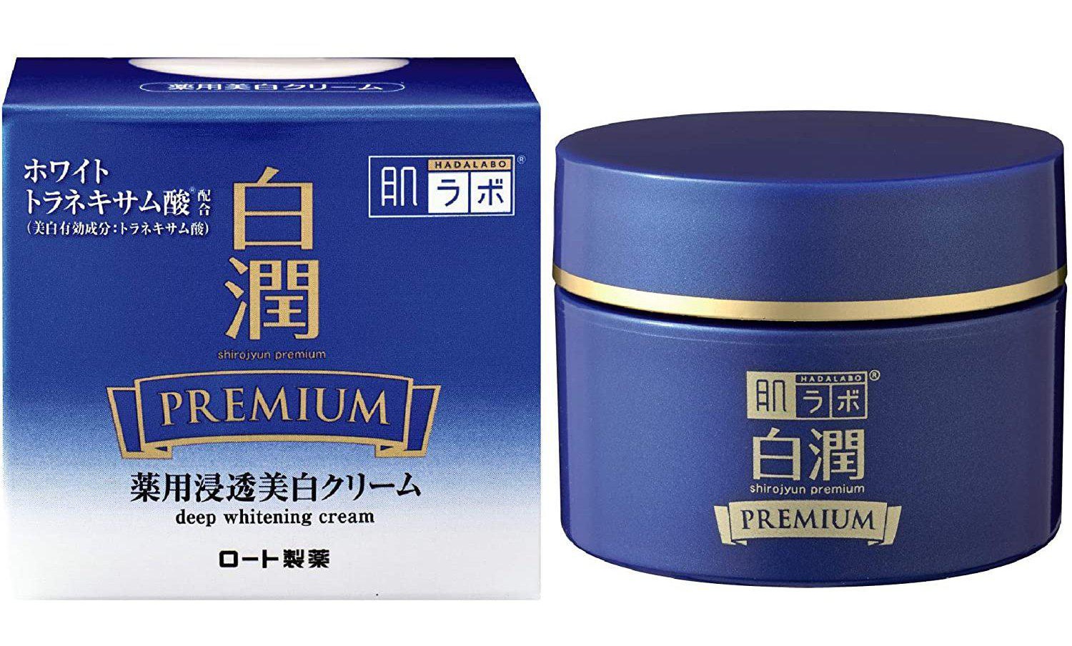 Rohto Mentholatum Hada Labo Shirojyun Premium Deep Whitening Cream