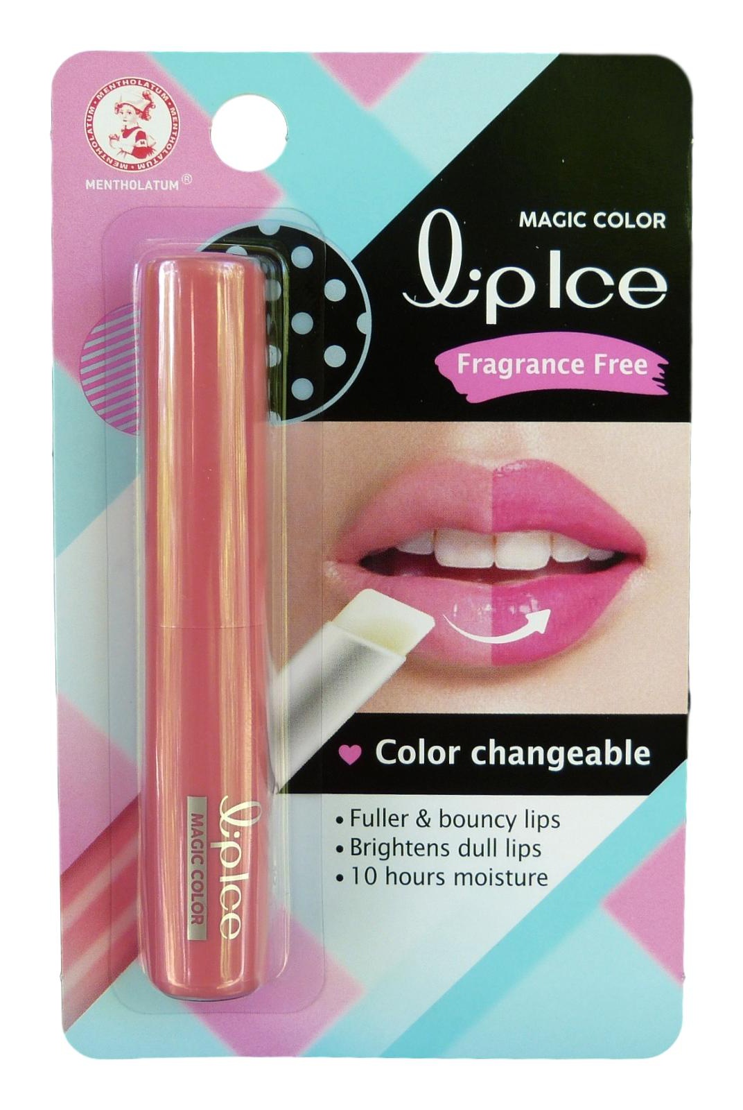 Rohto Mentholatum Lipice Magic Color Fragrance Free
