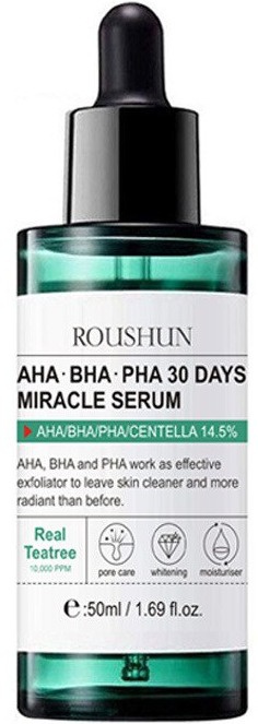 Roushun AHA , BHA , PHA 30 Days Miracle Serum .