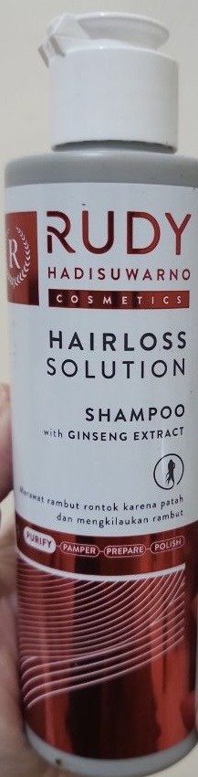 Rudy hamisuwarno Hairloss Solution Shampoo