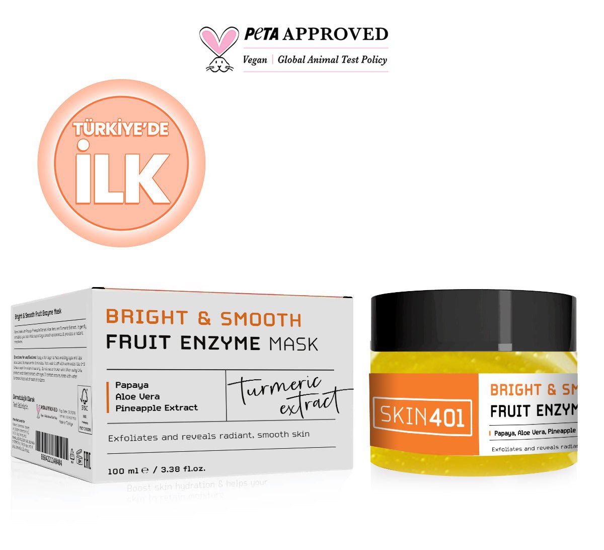 SKIN401 Bright & Smooth Fruit Enzyme Mask