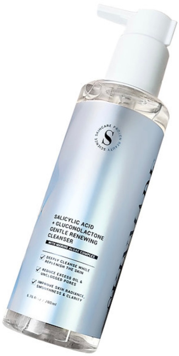 SKINMADE Salicylic Acid + Gluconolactone Gentle Renewing Cleanser