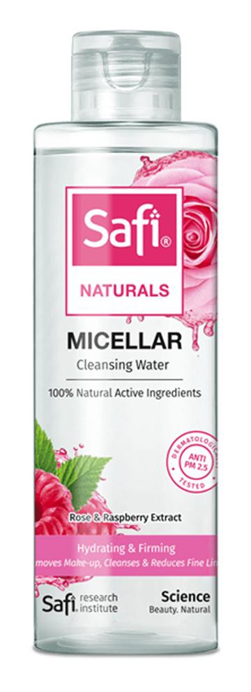 Safi Naturals Cleaning Micellar Water With Rose And Raspberry Extract