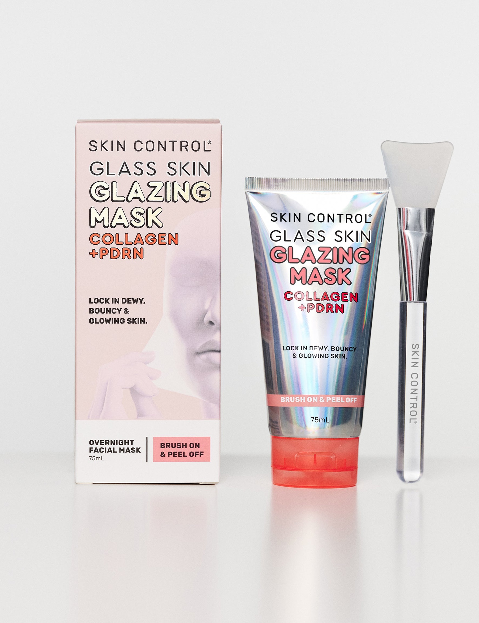 Skin Control Glass Skin Glazing Mask Collagen+pdrn