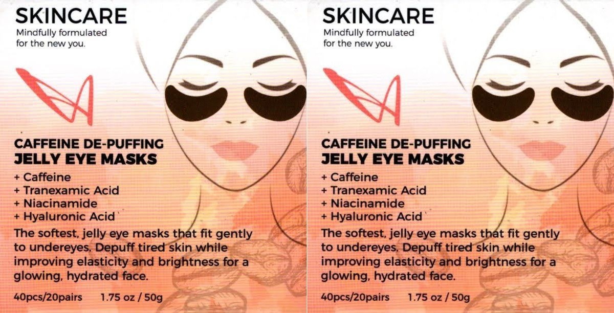 Skincare Caffeine Depuffing Jelly Eye Masks