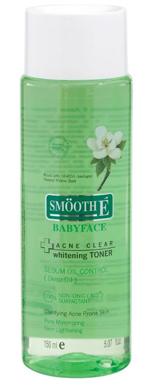 Smooth É Babyface Acne Clear Whitening Toner