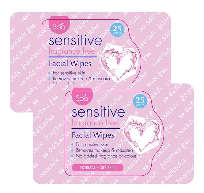 Spa Sensitive Facial Wipes