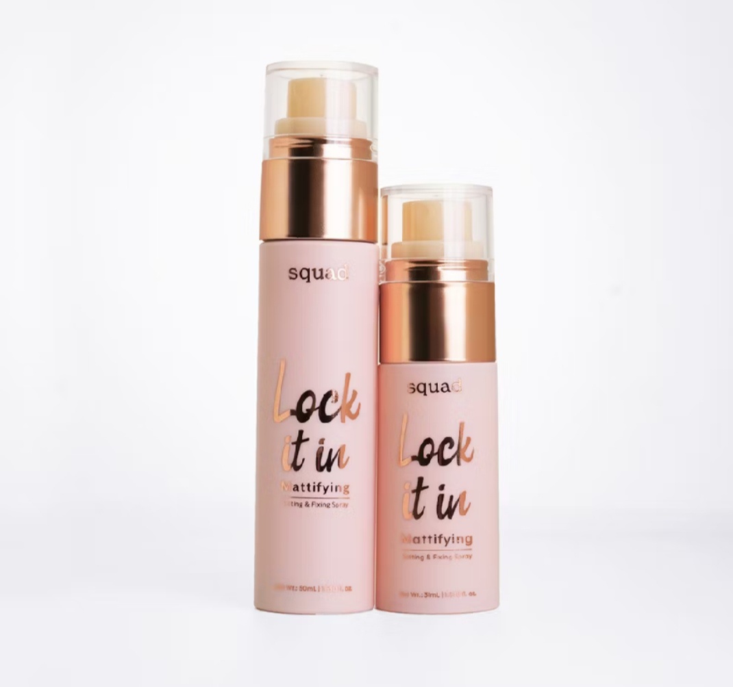 Squad cosmetics Lock It In Mattifying Setting And Fixing Spray