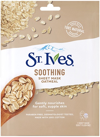 St Ives Shooting Sheet Mask Oatmeal