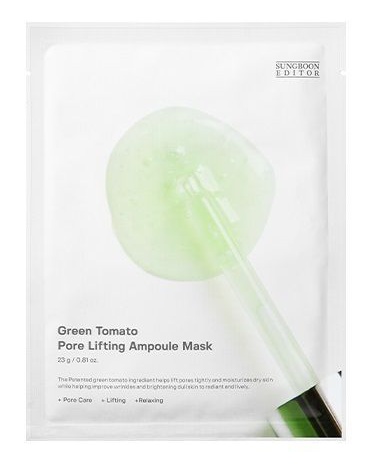 Sungboon Editor Green Tomato Pore Lifting Ampoule Mask
