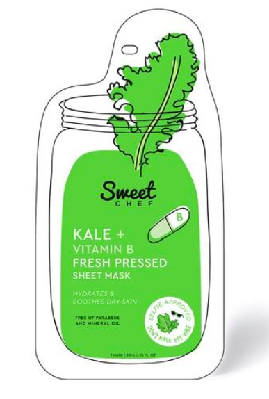 Sweet Chef Kale + Vitamin B Fresh Pressed Sheet Mask