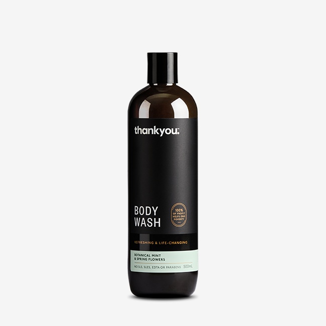Thankyou Botanical Mint & Spring Flowers Body Wash