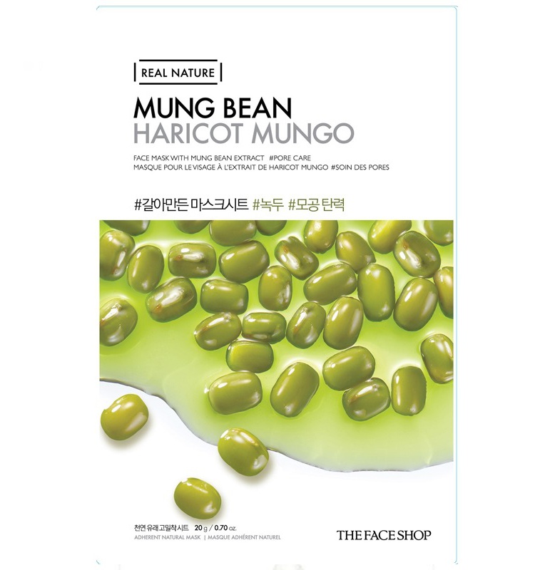 The Face Shop Real Nature Mung Bean Sheet Mask