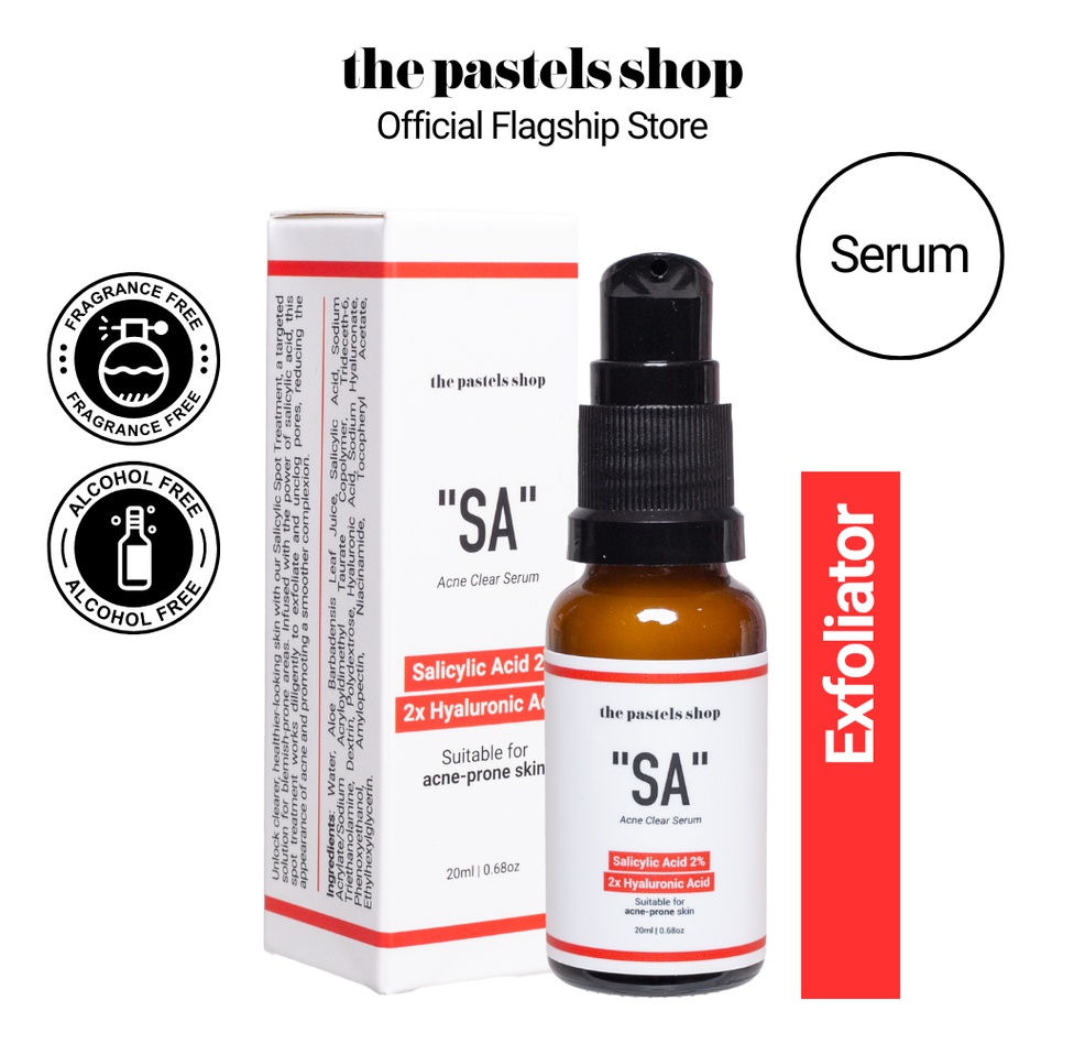 The Pastels Shop "SA" Acne Clear Serum (20ml)