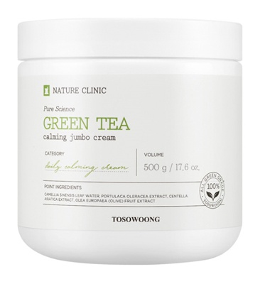 Tosowoong Green Tea Calming Jumbo Cream