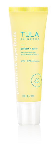 Tula Protect + Glow Daily Sunscreen Gel Broad Spectrum Spf 30
