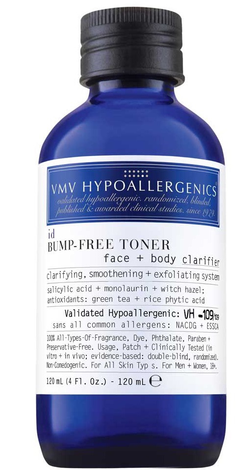 VMV HYPOALLERGENICS Id Bump-free Toner: Face + Body Clarifier