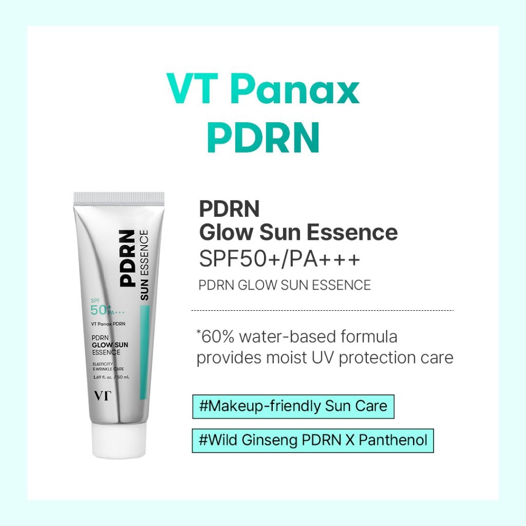VT Cosmetics Vt Pdrn Glow Sun Essence SPF50+/pa+++