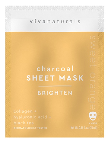 Vivanaturals Charcoal Sheet Mask Brighten